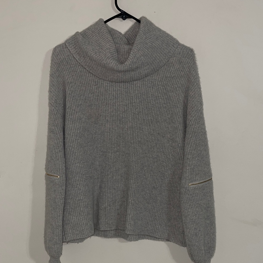 The cashmere project gray cowl neck cashmere oversized sweater small